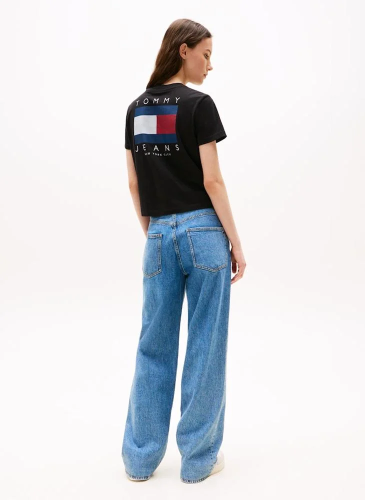 تومي جينز Logo Crew Neck T-Shirt