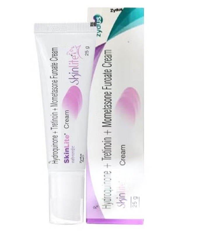 SKINLITE Two Pieces of Skin Lite Cream Hydroquinone Tretinon Mometasone Furoate Cream 2*25 g - Image 2