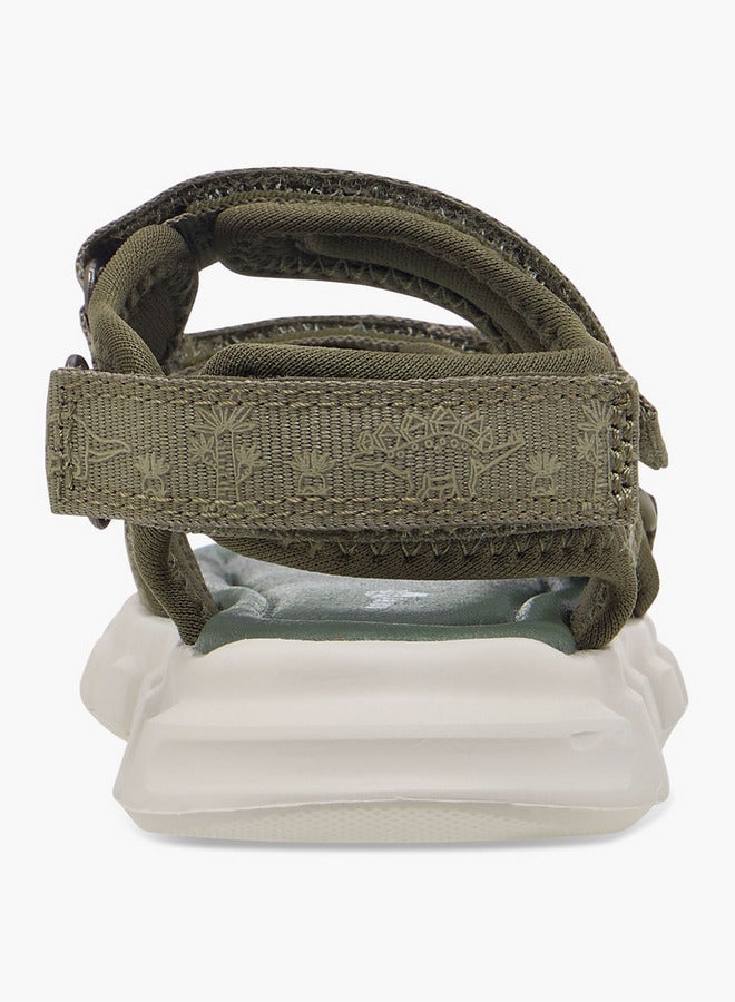 Barefeet Boys Printed Floaters with Hook and Loop Closure  - Image 4