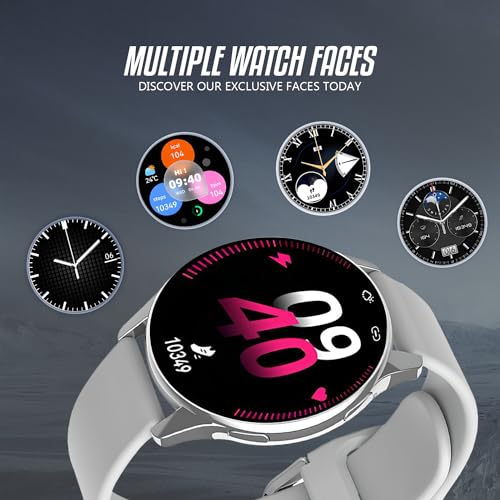 PunnkFunnk Newly Launched Active 2 Max Bluetooth Calling Smartwatch 1.3" Amoled Display 360 * 360 High Resolution 4.2 BT with, 100+ Sports Mode with IP68, Sp02 Tracking, AI Voice Assistant(Grey) - Image 4