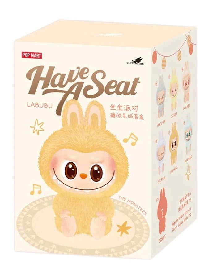 Pop Mart x Minico 100% Authentic Labubu The Monsters Have a Seat Vinyl Plush Pendant Single Blind Box Original Holiday Birthday Gifts, Single Box - Image 2