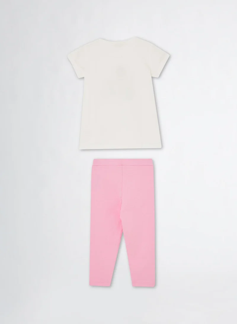 ليو جو Girls_x001A_ Cotton Outfit