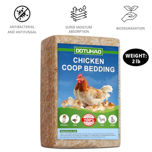 DOTUHAO Pine Shavings | Wood Shavings | Chicken Coop Bedding | All Natural | Chicken Coop | Chicken Bedding | Pet Bedding | Small Animal Bedding | Odor Control (2 LB) - Image 5