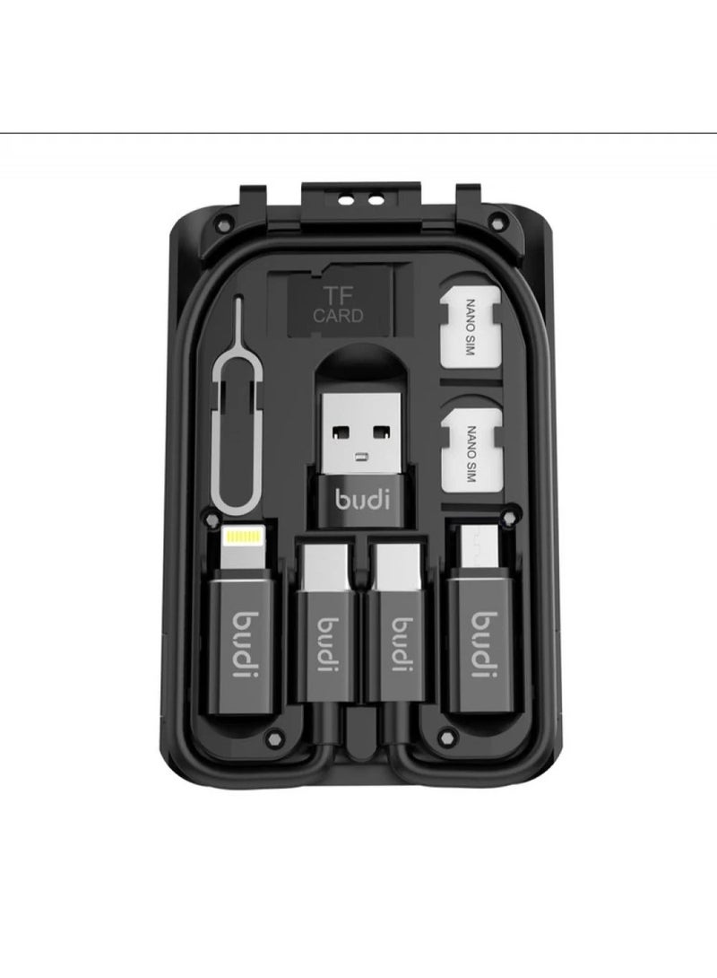 بودي بوكس متعدد الاستخدام لجميع الجوالات ماركة budi متعددة الوظائف أسود - Image 3