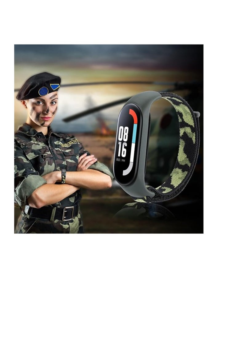 Generic - Nylon Band for Xiaomi Mi Band 7/Mi Band 6/Mi Band 5/Mi Band 4/Mi Band 3, Bracelet Nylon Watch Strap Adjustable Sport Replacement Strap for Men Women - Image 1