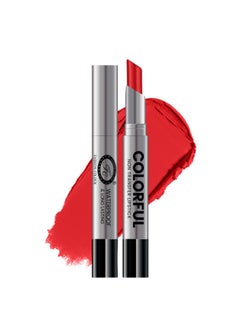 Fashion Colour Colorful Non Transfer Lipstick Waterproof Long Lasting LOTUS RED 2.6g  - Image 1