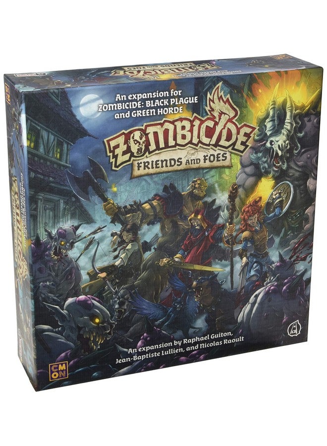 CMON Zombicide Green Horde Friends and Foes Board Game EXPANSION - New Survivors & Challenges! Cooperative Strategy Game with Tabletop Miniatures, Ages 14+, 1-6 Players, 1 Hour Playtime, Made by CMON - Image 1