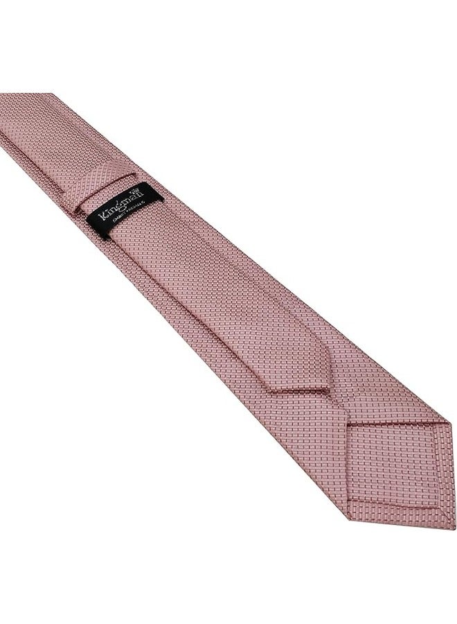 Kingman ربطة عنق رسمية للرجال - ربطة عنق رجالية - ربطات عنق للقميص والبدلة - نمط ضيق - Image 4