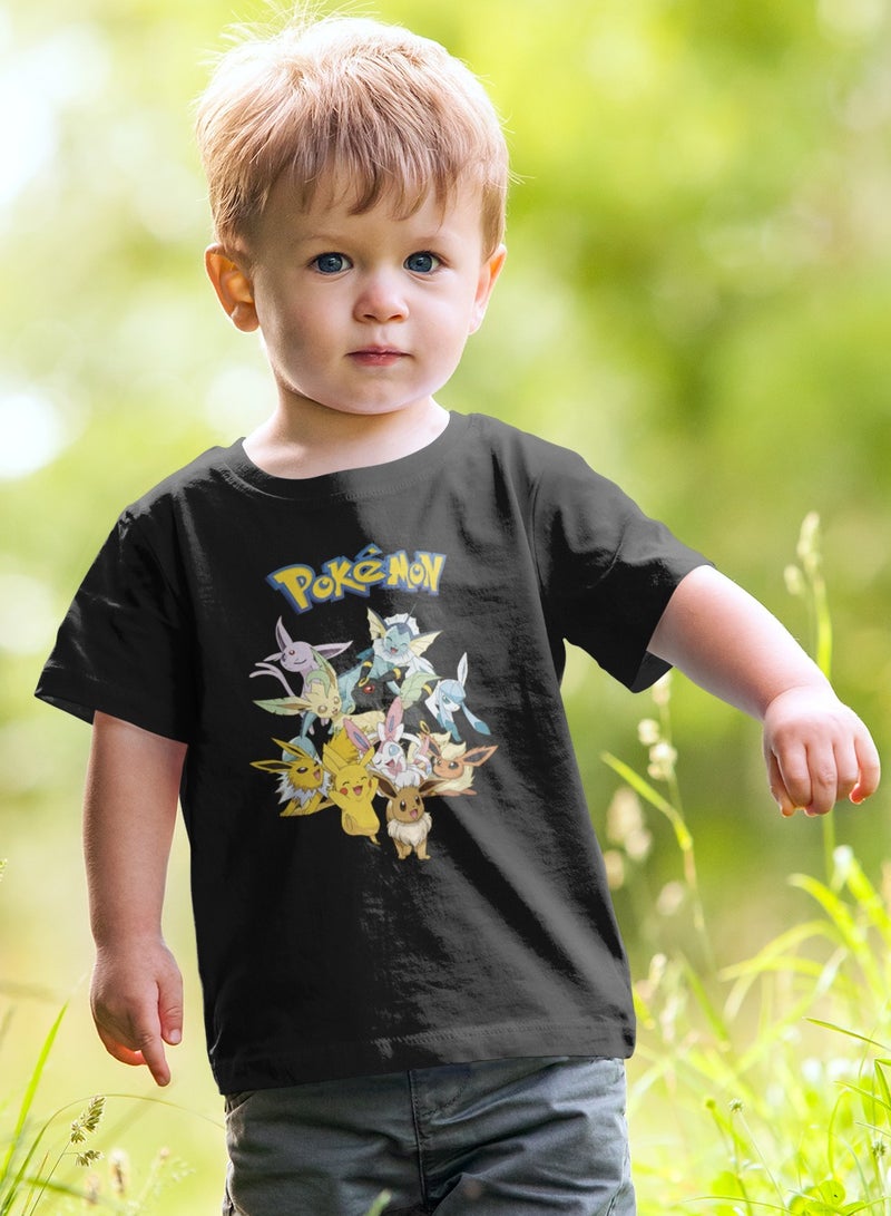 ZOOM Pokémon Characters In T-Shirt For Kids