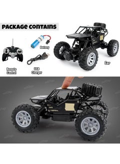 vesus High-Speed Off-Road Bigfoot Remote Control Climbing Toy Car for Kids With Mist Smoke Effect, Ages 8+ - Durable 4x4 RC Vehicle, 27x17x12cm, Perfect for Outdoor and indoor Adventure Play (Black)  - Image 4