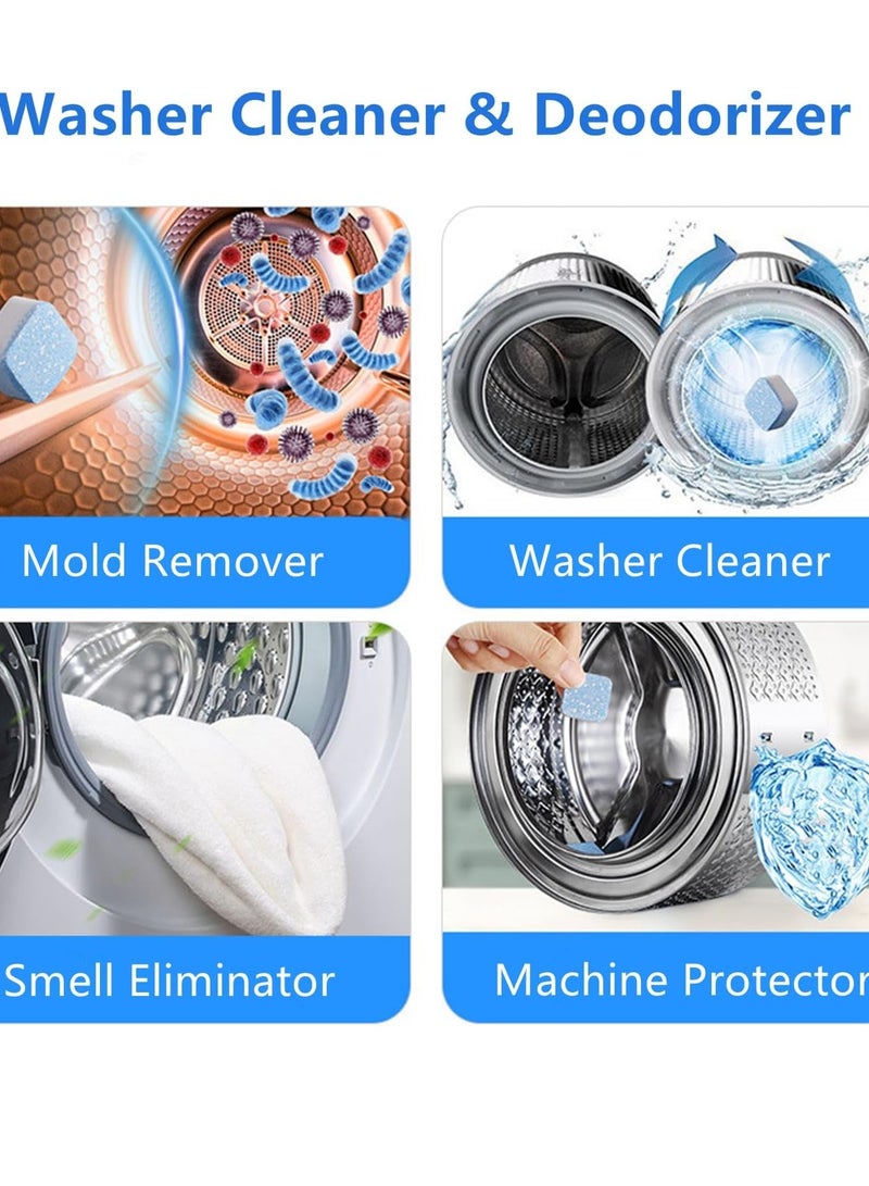 24 قطعة من أقراص التنظيف العميق للغسالات 2 عبوات × 12 قرص (إجمالي 24) - Image 3