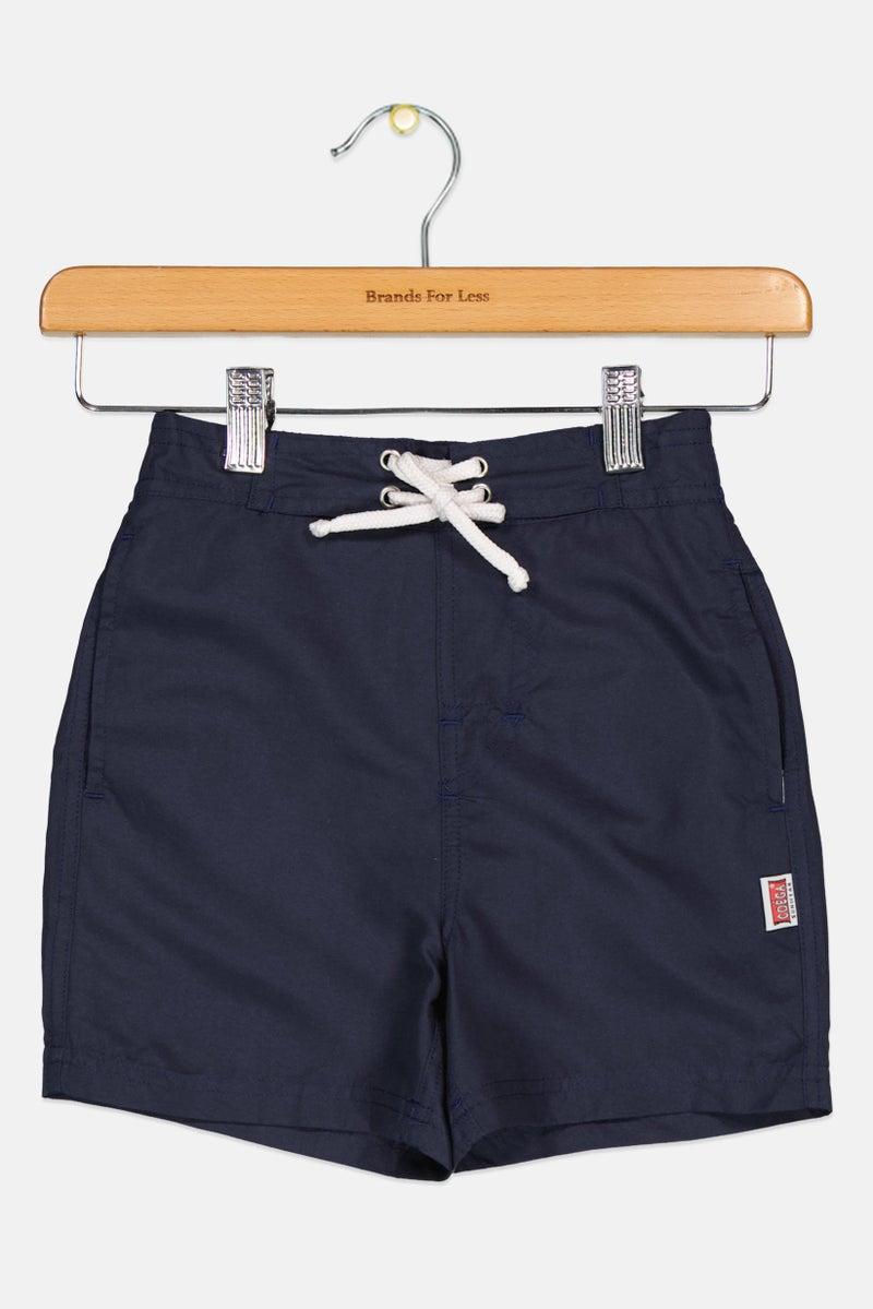 COEGA SUNWEAR Toddlers Boy Brand Logo Swimwear Board Shorts, Navy  - Image 1