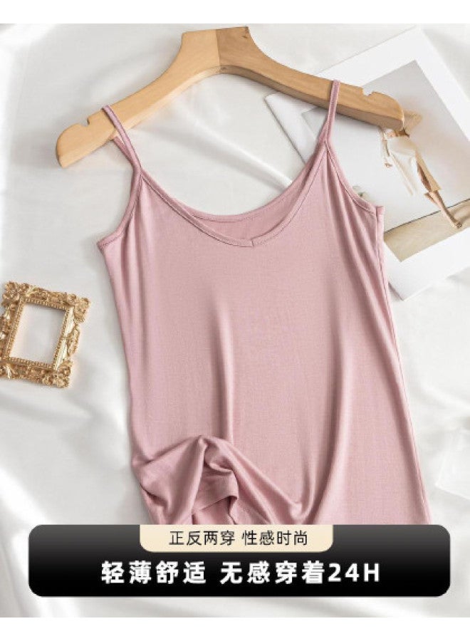 Your Sun Women'S Sleeveless Vest For Suit Base, Short Fitted Slimming Undershirt, Thin Summer Top - Image 1