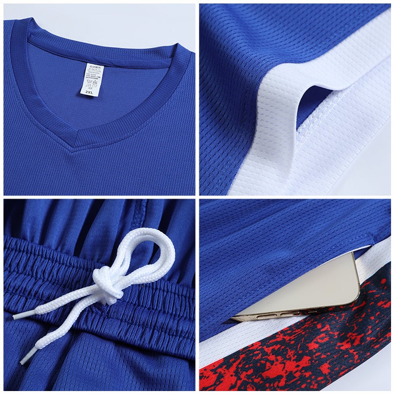 Children'S Basketball Uniform Suit Sports Jersey Boys And Adults Running Training Training Uniform Vest Basketball Jersey Printing - Image 5