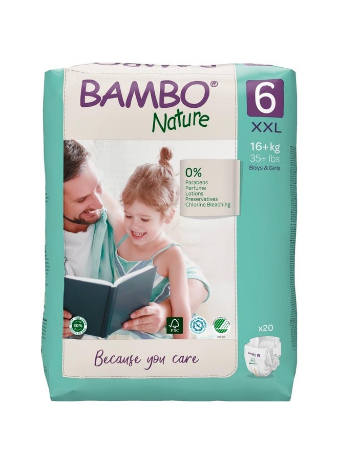 BAMBO NATURE Premium Eco-Friendly Tape Diapers With Wetness Indicator For Kids - Xxl Size, 20 Pieces - Pack Of 3  - Image 4