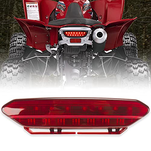 KICRY Led Tail Light Brake Assembly for Yamaha 2006-2009 YFZ450 5TG-84710-21-00 (Red Lens) - Image 1