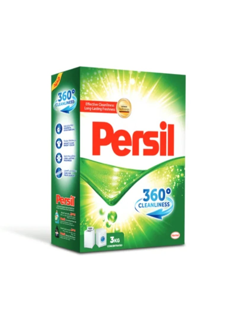 Persil Low Farm Green Laundry Detergent Powder 3kg x 6 Pack  Bulk Cleaning Solution - Image 1