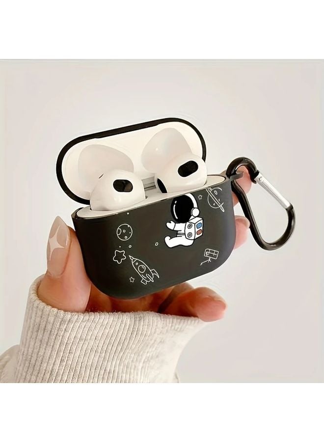 Alien Astronaut Protective Case For AirPods 3 Wireless Earbuds Shockproof Slim Pouch - Image 4