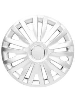 Pistol 15 Inch Wheel Cover Cap for All Vehicles with Rim Size 15 Inch - Silver - Set of 4 Pcs  - Image 4