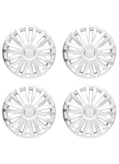 Pistol 15 Inch Wheel Cover Cap for All Vehicles with Rim Size 15 Inch - Silver - Set of 4 Pcs  - Image 3