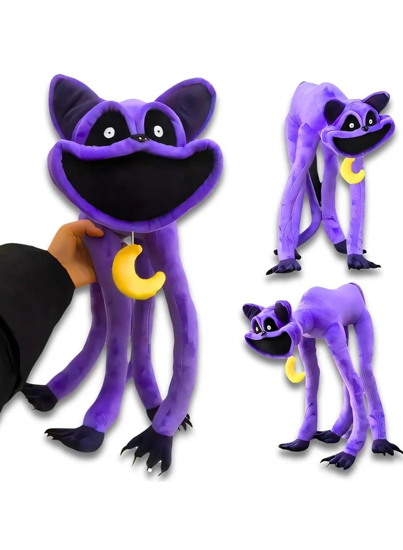 Smiling Critters Plush Toy – Poppy Playtime CatNap Hanging Plush | Horror-Inspired Stuffed Toy for Kids & Fans | Soft Scary Cartoon Plush Doll - Image 1