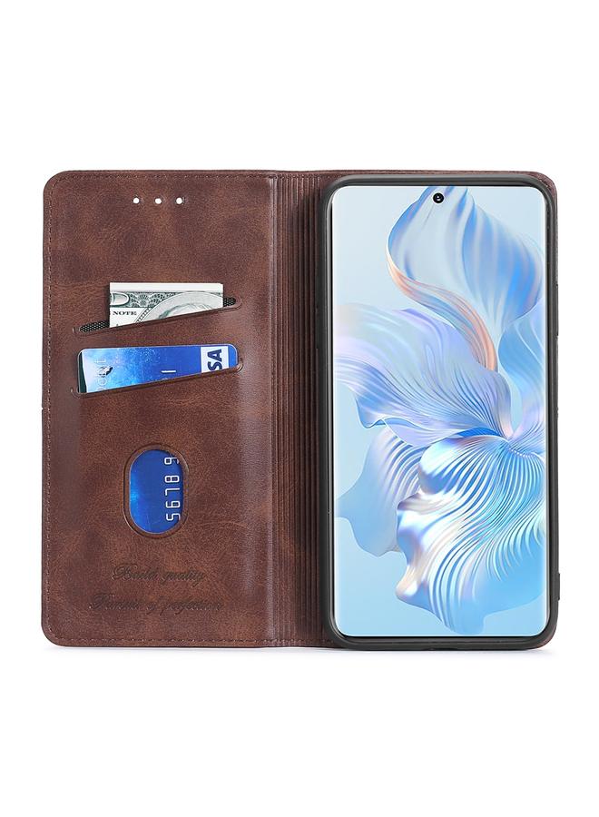 S-TOP Case For Realme C30s Cow Texture Magnetic Horizontal Flip Leather Phone Case - Image 3