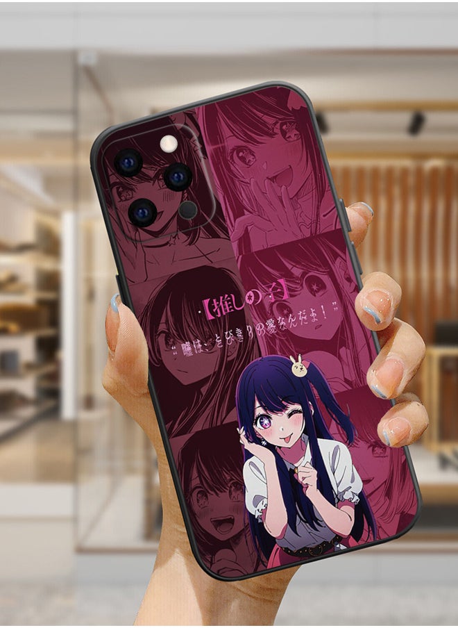 Generic - Protective Shockproof Case Cover For Apple iPhone 12 Pro Max Ai Hoshino anime girl Drawing - Image 1