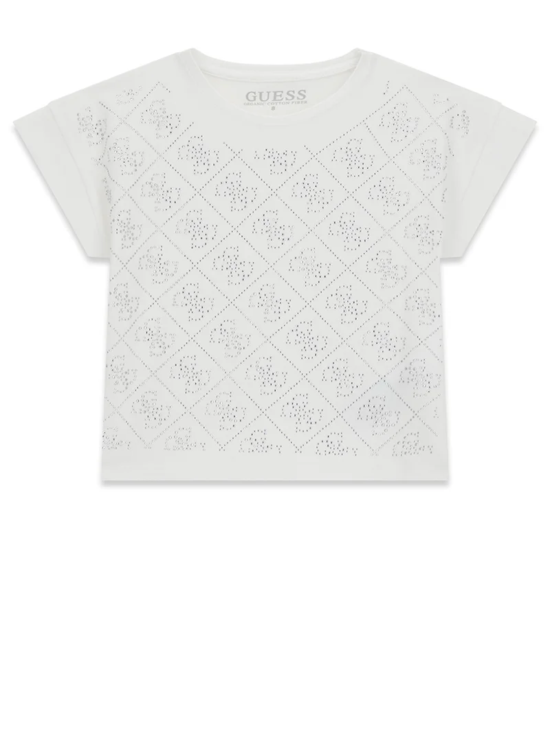 جس Kids Graphic Crew Neck T-Shirt