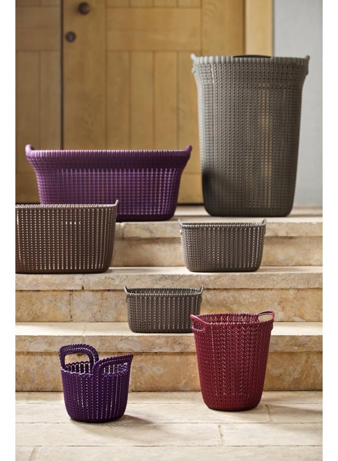 Curver 8 Liter Kint Small Basket Sabbath Brown - Image 4