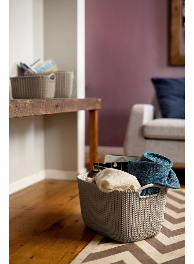 Curver 8 Liter Kint Small Basket Sabbath Brown - Image 2