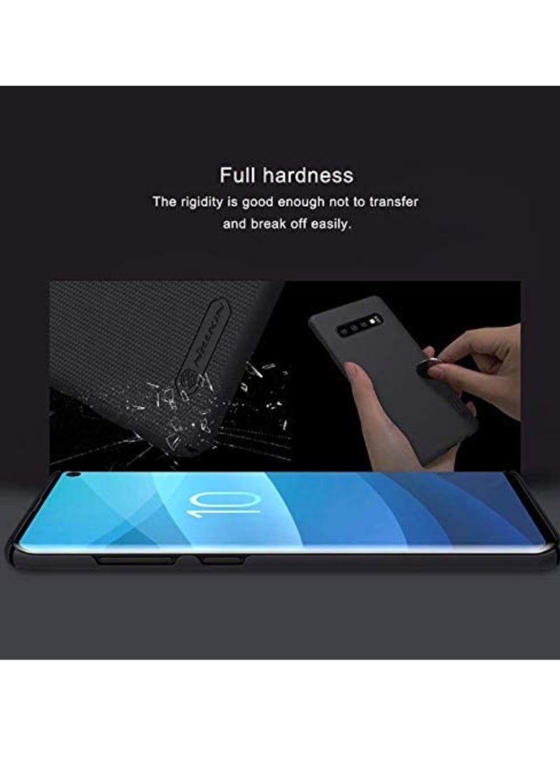 Nillkin Samsung Galaxy S10+ S10 Plus Mobile Cover Super Frosted Hard Shield Phone Case Black - Image 4
