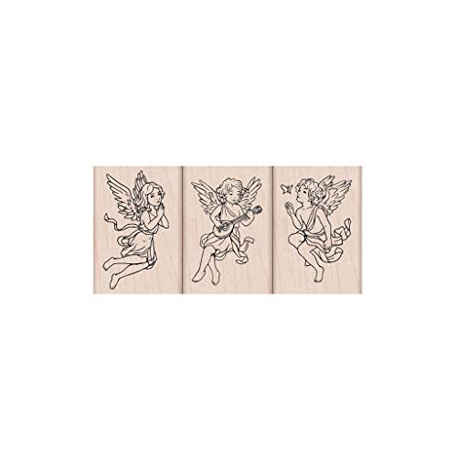 Hero Arts LP460 Wood Stamps, Angel Trio - Image 5