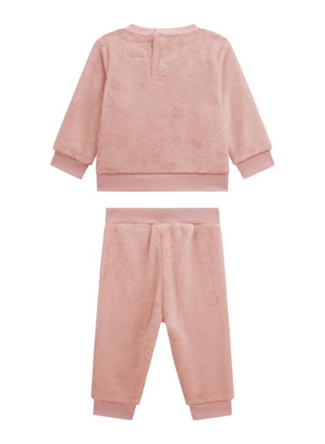 GUESS Kids Crew Neck Sweatshirt and pant Sets - Image 2