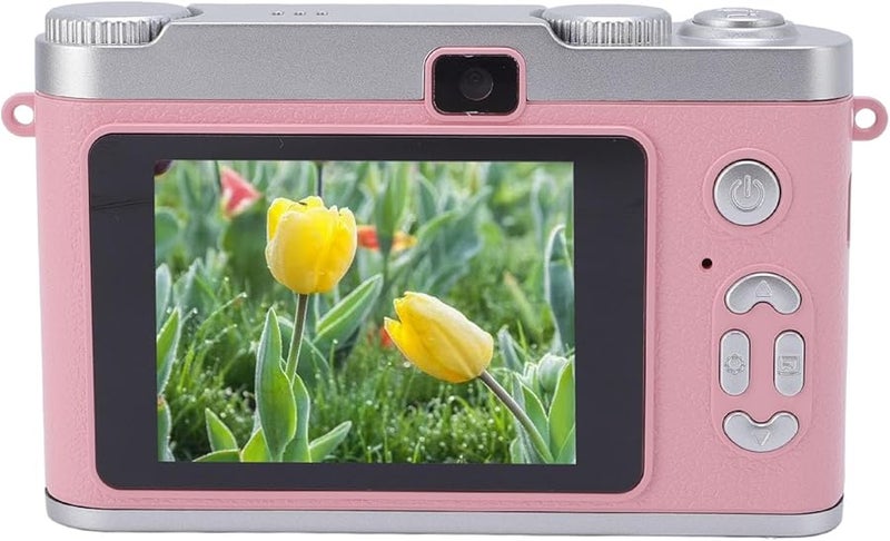 FILFEEL Ultra Clear 48MP Dual Camera Roseate Slim Digital Camera with 8X Zoom and Image Stabilization - Image 2