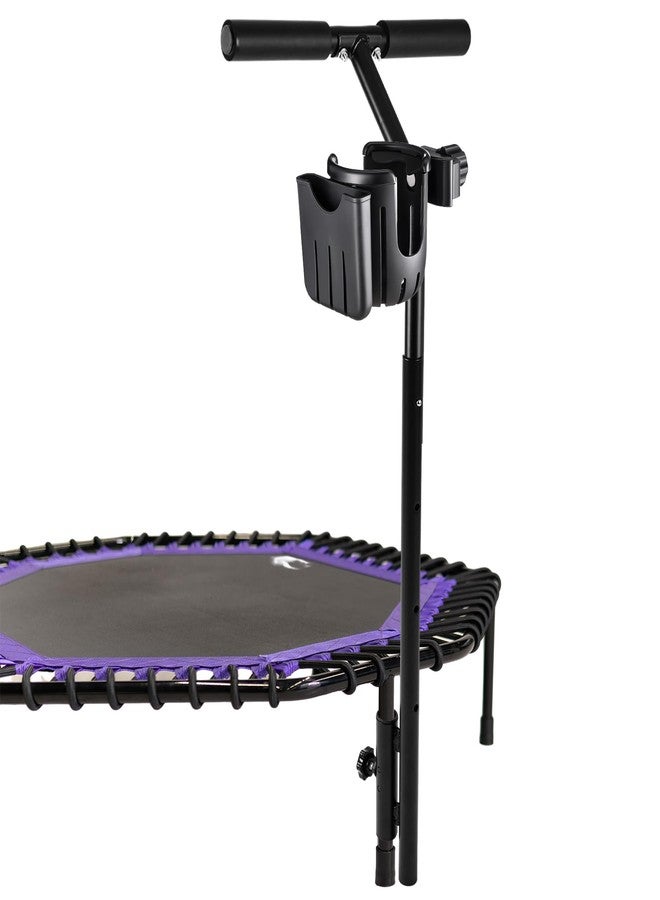 Leinuosen Trampoline Handle Bar Only Handle Bar for Fitness Trampoline with Water and Phone Holder Height from 39'' to 51'' Fit for Foot Tube Within 0.98'' to 1.38'' Diameter Rebounder Accessories - Image 5