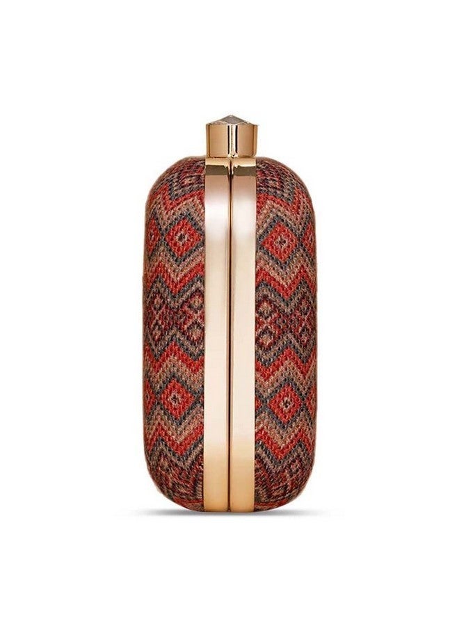 ZOUK كلتش نسائي متعدد الألوان مصنوع يدويًا من جوت زوك غواليور مع نقشات مميزة - Image 2