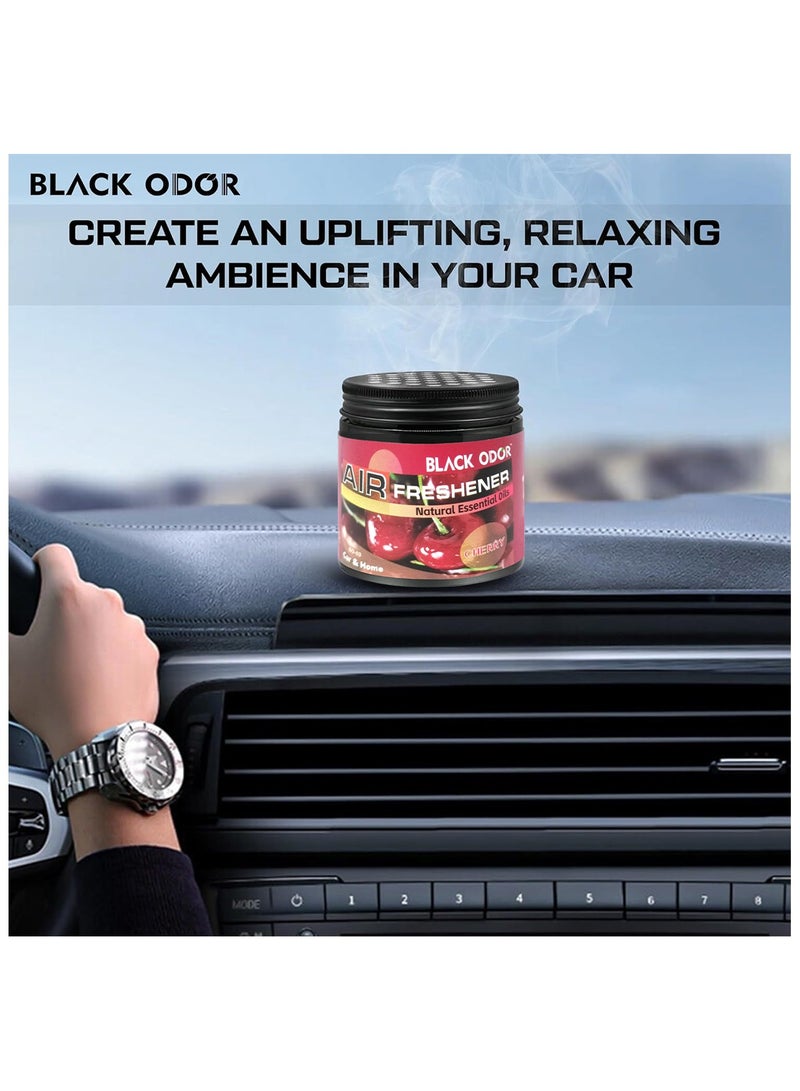 Combo Black ODOR Cherry Car Air Freshener 180g 2 Long Lasting, Natural Essential Oil Infused, Soothing Fragrance for Cars and Homes BO-03 2PCS  - Image 3