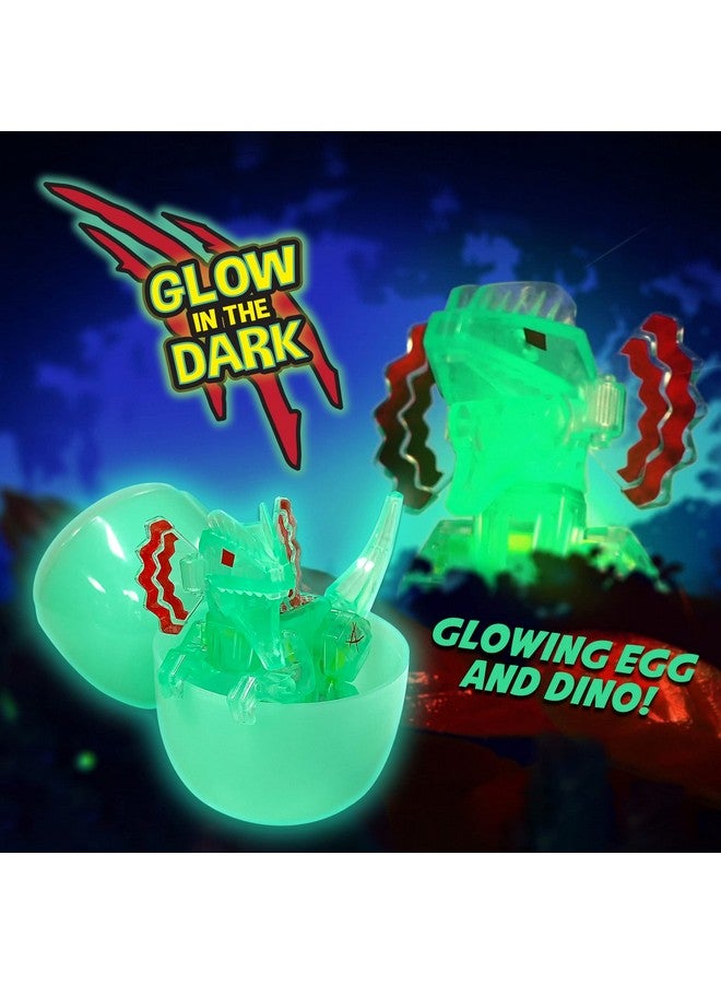 Zing Stikbot Glow In The Dark Dino Egg Pack - Set Of 7 Glow In The Dark Dino Eggs Each With 1 Stikbot Dino And 1 Sticker Sheet, Stop Motion Animation, For Ages 4 And Up - Image 4
