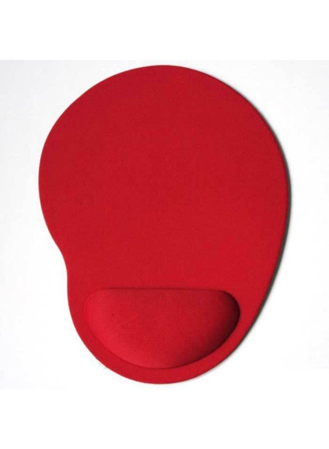 Anti-slip Wrist Rest Mouse Pad Comfortable Hand Pillow For Gaming Computers Relieves Wrist Fatigue-Color:Red  - Image 1