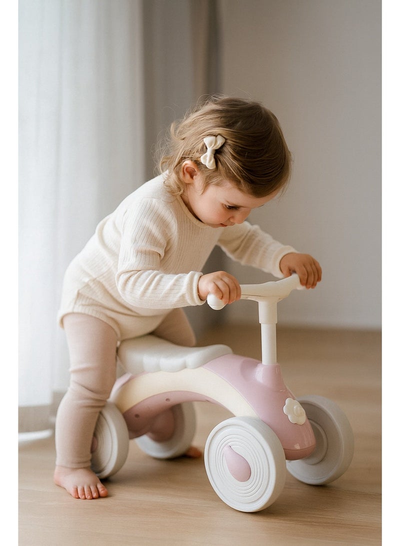 زابروس سيارة ركوب للأطفال مع أضواء LED وموسيقى –  لعبة سيارة دفع للأطفال من عمر 1-2 سنوات، آمنة للاستخدام الداخلي، هدية مثالية للأولاد والبنات - Image 3