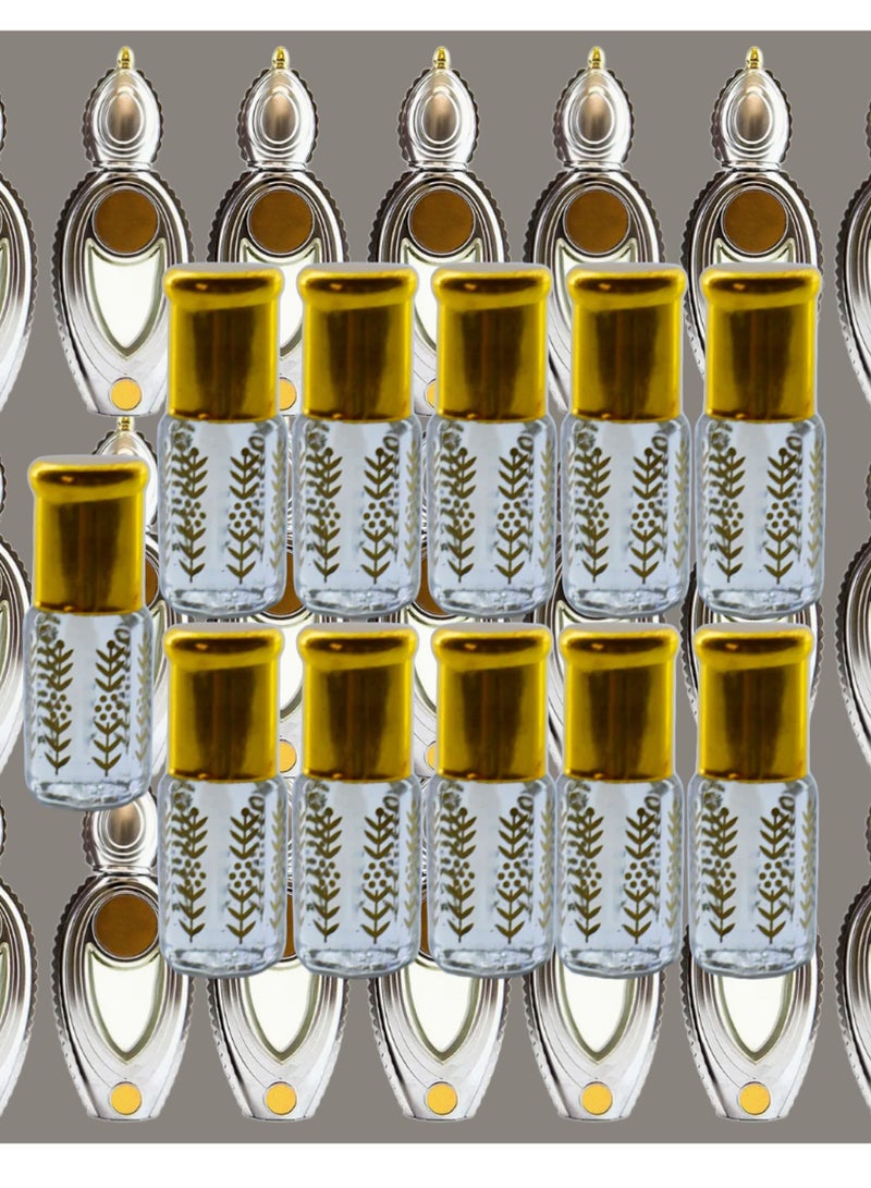 11 قطع زيت عطري وصال نسائي الشفاف الأصلي 3مل