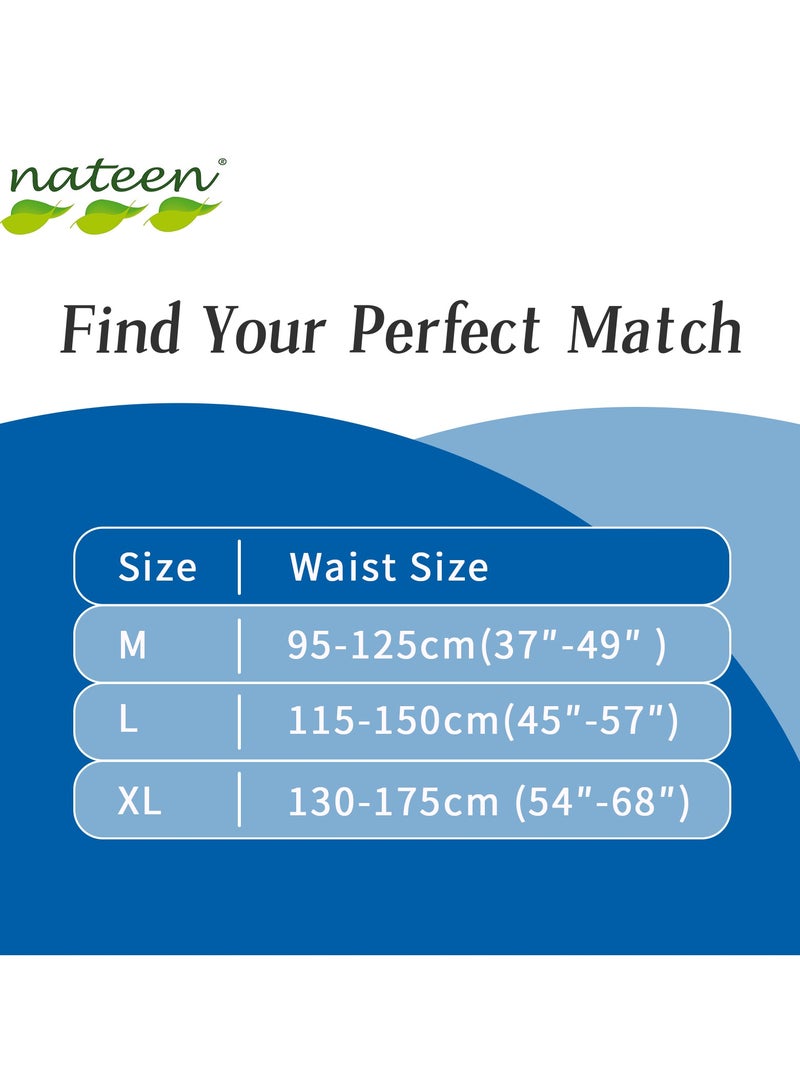 Nateen Combi Maxi Incontinence Adult Diaper, X-Large, Waist Size 130-175cm,20 Count Adult Diapers, with Maximum Absorbent Layer, Leak Guard,Disposable Underwear for Men&Women-3900ml Absorbency. - Image 5