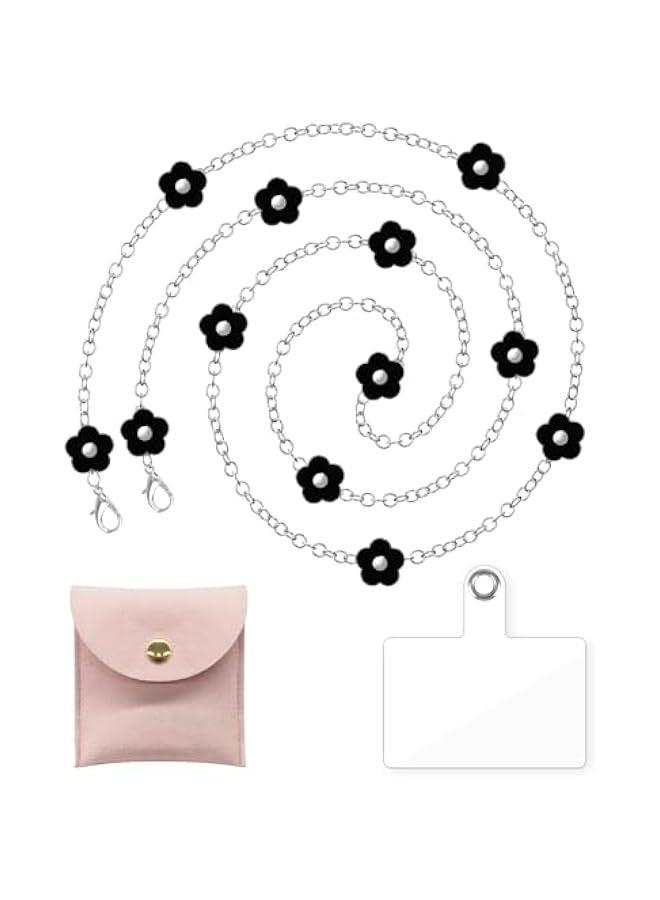 NIBEMINENT Crossbody Phone Lanyard Chain Cellphone Accessories Hands-Free Cell Phone Strap Works with All Phones - Image 1