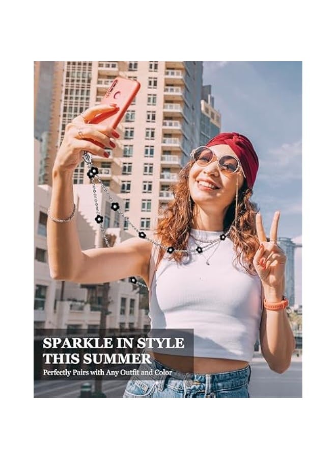 NIBEMINENT Crossbody Phone Lanyard Chain Cellphone Accessories Hands-Free Cell Phone Strap Works with All Phones - Image 2