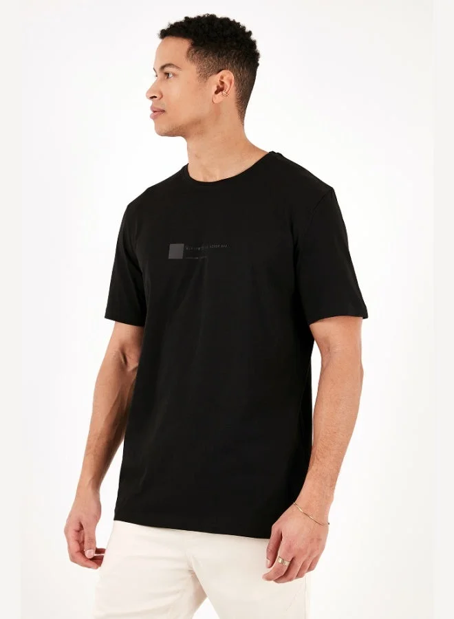 Buratti  Buratti 100% Cotton Regular Fit Crew Neck T Shirt Men's T SHIRT 5902622  | Best Price UAE