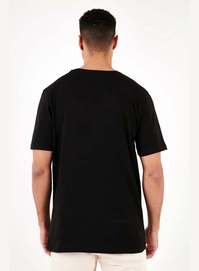 Buratti  Buratti 100% Cotton Regular Fit Crew Neck T Shirt Men's T SHIRT 5902622  | Best Price UAE