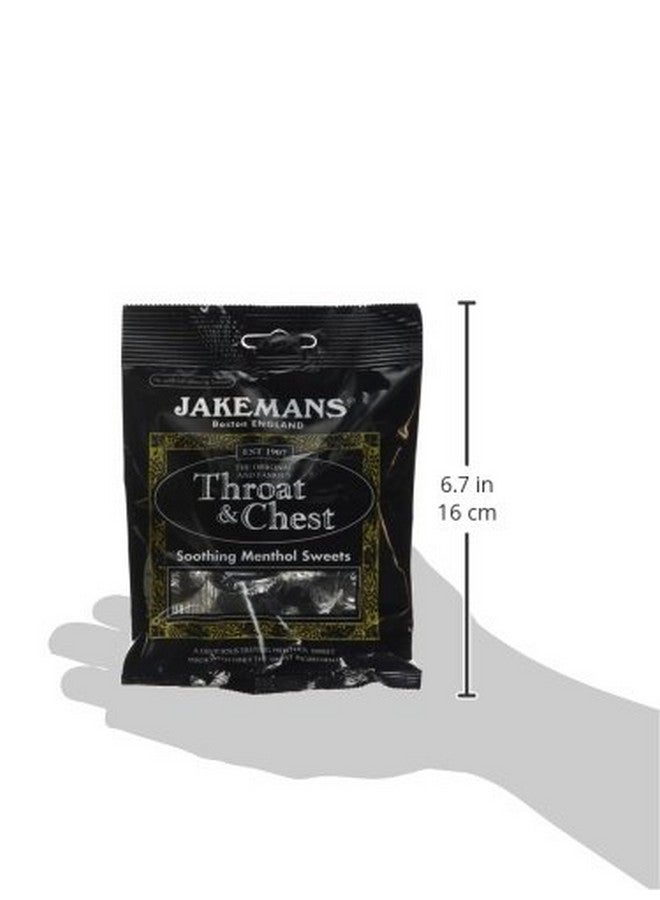 JAKEMANS Throat And Chest Menthol Sweets 100G - Image 2