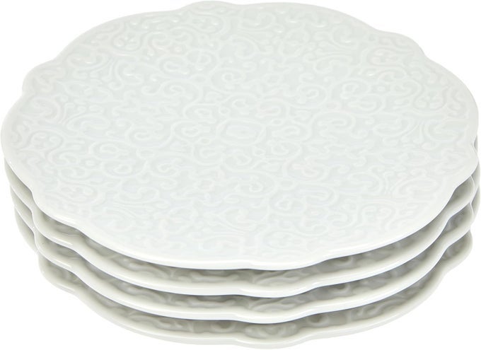 CU DRESSED SAUCER FOR COFFEE CUP WHITE