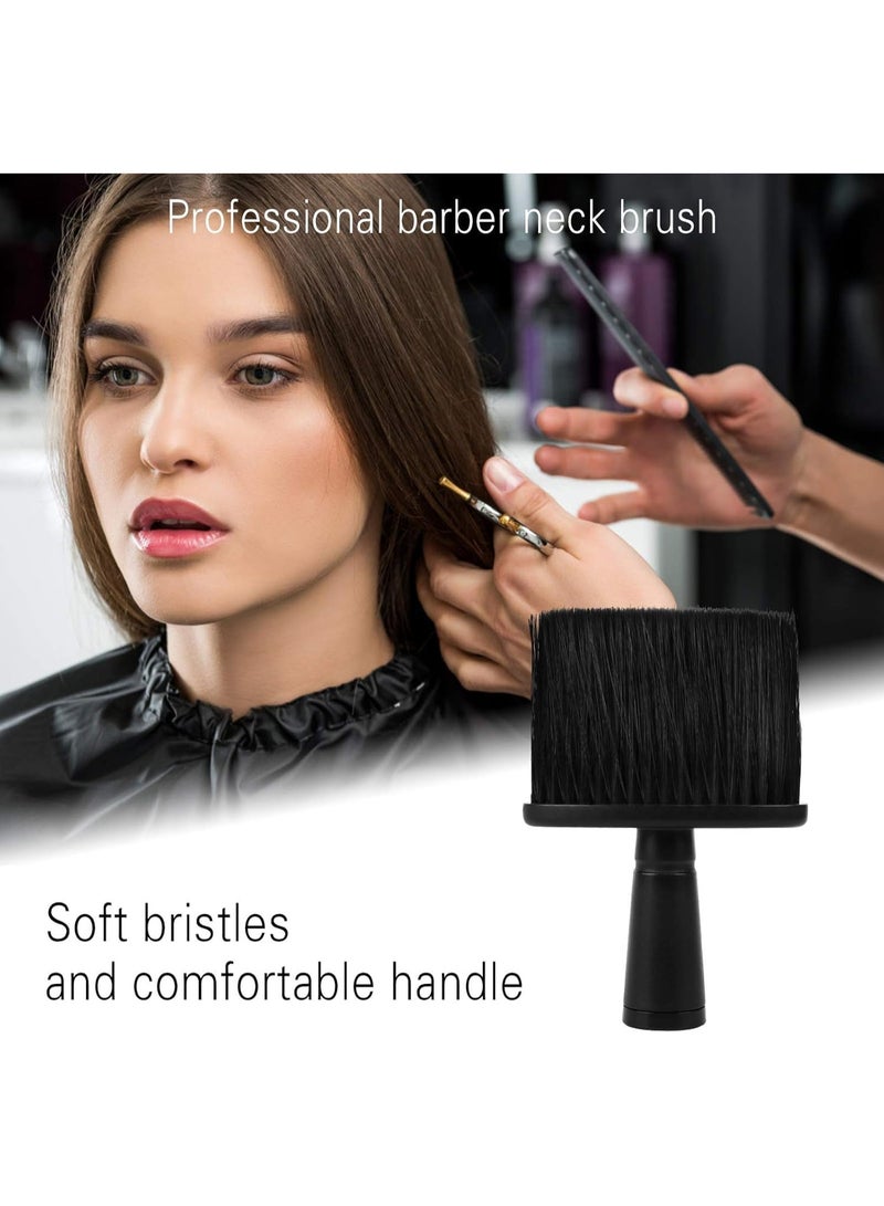 Professional Neck Duster Brush Hair Cleaning Brush Soft Hair Cutting Shaving Brush for Barbers Hairdressers Cleaning Tool for Face Neck Hair Salon (Black) - Image 5