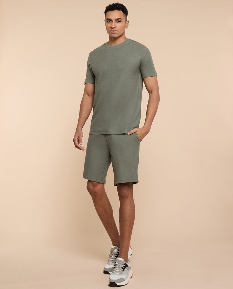 R&B Solid Lounge T-Shirt with Crew Neck and Short  Sleeves - Image 5
